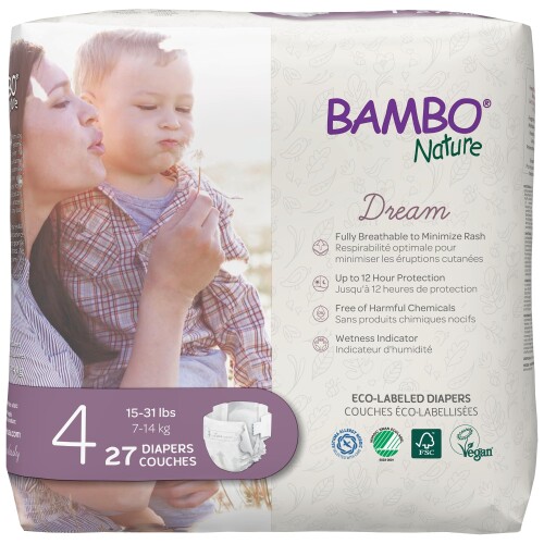 BAMBO Nature バンボネイチャー ドリーム テープタイプ M （7kg～14kg） 27枚入り（bn16926）