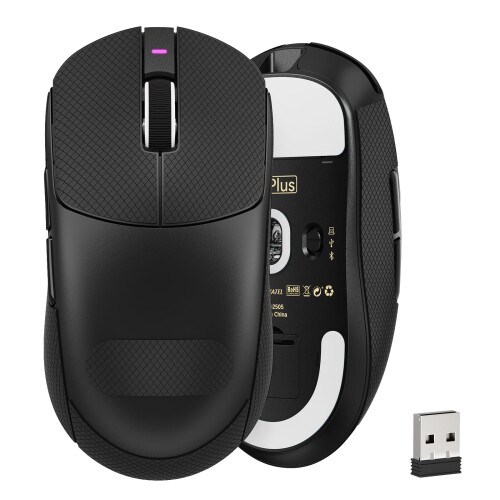 ATTACK SHARK X8PLUS ゲーミングマウス 無線電話無線電話 40K検出器 軽さ55g 1Kポーリング割り合い 低引き延ばす 2.4G/Bluetooth/USB有線 申し受ける式 6個放送番組名取り草 200第四次元年代順の継続当て嵌める能力のある 「技適公許手に入れる済み