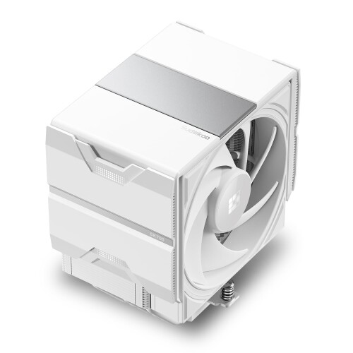 Sudokoo SK700 ホワイト AM5 CPUクーラー：AM5専用 7ヒートパイプ CPUエアクーラー - 120mm FDB PWM静音ファン＆Lレールロックマウント搭載 シングルタワーPC冷却｜カラーズストア2号店