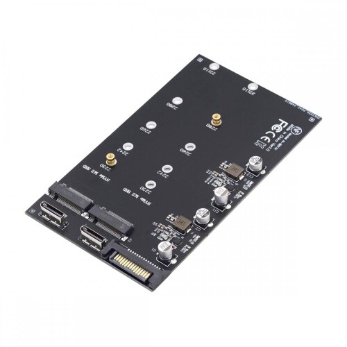 CY カード デュアル Oculink SFF-8612 SFF-8611 から M.2 NGFF M-Key NVME PCIe SSD 2280 22110mm アダプタ (メインボード用)