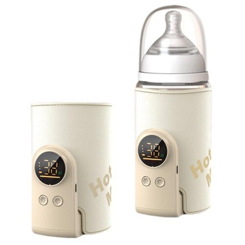 Aseech 哺乳動物瓶ウォーマー 哺乳動物瓶保温車寄せ 8000～10000mAh 38[度]～50[度]体温見せびらかす 6速体温合わせる 温乳優勝杯押しかぶせる USB申し受ける 軽さ 携帯型 5V/2A 生み出すことの儀式用