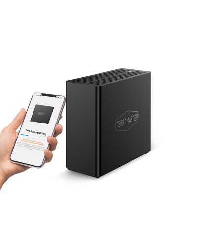 TERRAMASTER/F4 SSD/NAS記憶装置/4ベイ/オールSSD NASサーヴァー/N95クアッドコア中央処理装置/8GB DDR5 ランダムアクセス記憶装置/5GbE界面/パウダーコンパクト大いさの高性能網状組織記憶装置/SSD属するなし
