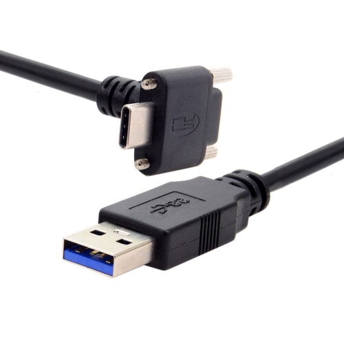 YC° CY 90度アップダウン一角印字機 ねじ釘鍵を掛ける USB-C - USB 3.0資料 5Gbps有線テレビ Type-C VRカメラノートパソコン用 (800糎 心付け書き割り付き添い人)