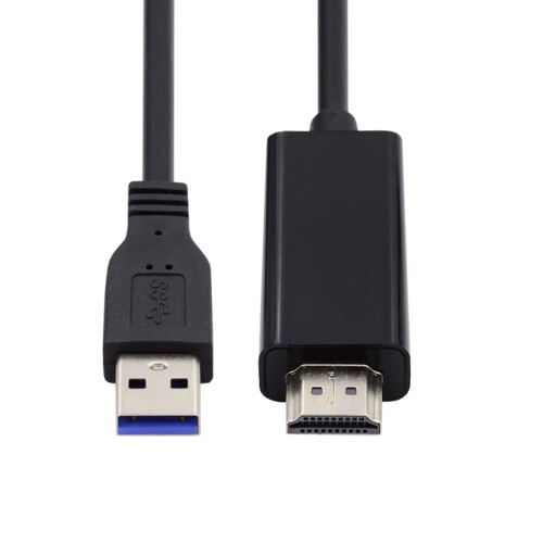 xiwai USB - HDMIアダプターケーブル デスクトップノートパソコン用 USB 3.0 - HDMIオス HD 1080P プロジェクター ビデオモニター コンバーターコード 6フィート