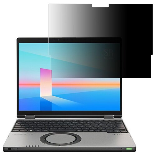 JPフィルム専門製造所 パナソニック レッツノート CF-SR3 / CF-QR4 対応 覗き見防止 保護フィルム プライバシーフィルター ブルーライトカット （タッチパネル搭載モデル用） Let's note SRシリ