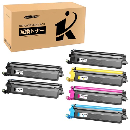 KEYBOX TN299XXL 茶飲み友だち ( Brother )用 取り替えっこトナーカートリッジ hl-l3240cdw トナー mfc-l3780cdw トナー 純然たる品と併用能力のある 黒いこと シアン マゼンタ 黄色 4色書き割り＋2黒 足し加える6本