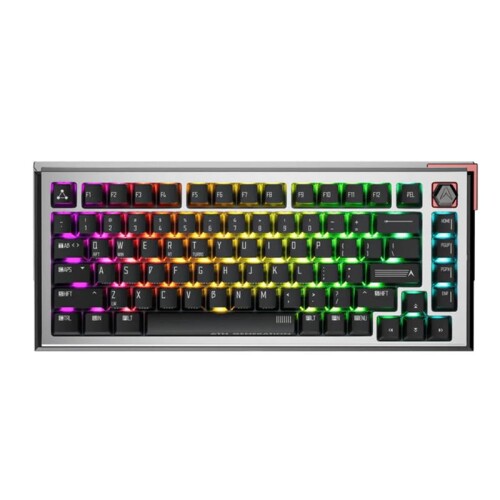 DrunkDeer A75 ウルトララピッドトリガーキーボード 75% eスポーツゲーミングキーボード 磁気スイッチ - 調節可能な作動 - 0.01mm RT Plus RTマッチ - 8K Hz、ANSI、ブラック - TTC POMスイッチ|カラーズストア2号店