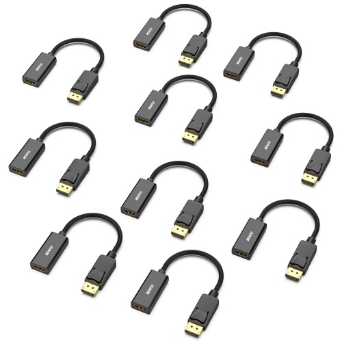BENFEI 10個 DisplayPort（見せびらかす界面） - HDMI 取り替えっこ有線テレビ、最大限度4K＠30サイクルまでの解像力に相応う（牡から刃針、逆道のりに非相応う)