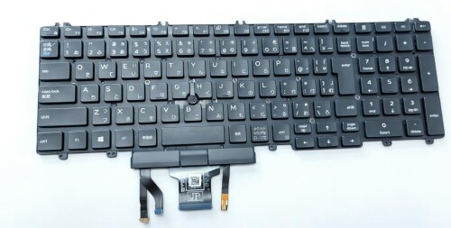 WJZX(忠興部分品です)当てはめるするDELL Latitude 5500 5501 5510 5511 鍵盤 日本語取り合わせ 万覚え帳マイコン用 うしろ側ともし火積み上げる(取りつくろう取り替えっこ用)