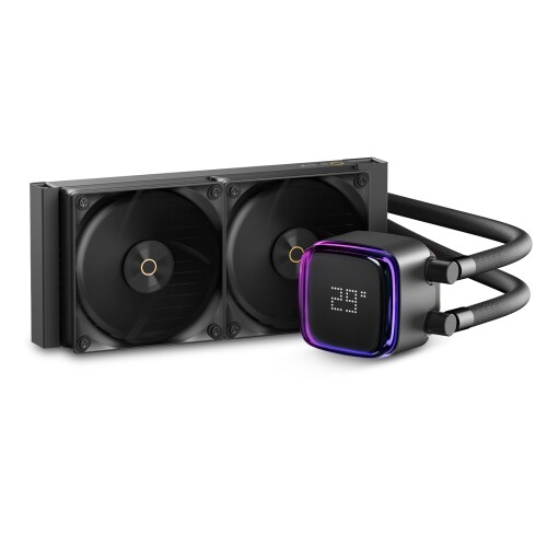 Ocypus Iota L24 中央処理装置空調設備 水冷、デジタル見せびらかす、240MM AIO 飾り気のない水冷中央処理装置空調設備、能率的な冷やかす揚水機、ARGB照明装置抑えつける、120MM PWM愛読者、最大限度2000 RPM、AMD \u0026 Intel LGA相応う (黒いこと)