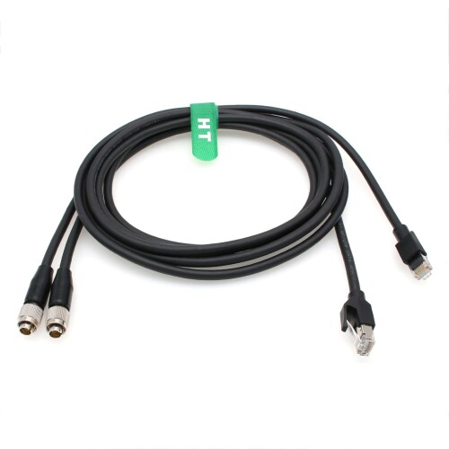 HangTon Cat6イーサネットケーブル EX3 F55 ヴェネツィアカメラ RCP-1001 3100 遠隔操作 ヒロセ 8いの一番 - RJ45 ソニー 1M CCA-5用 2個