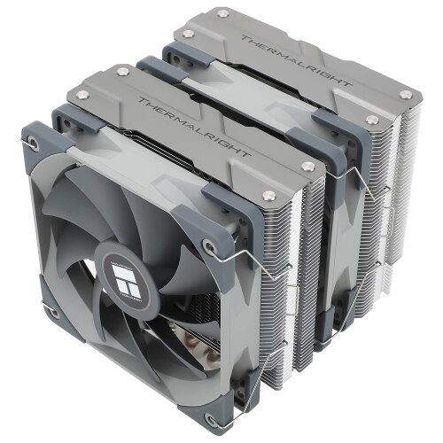 Thermalright PA 120 CPU風冷放熱器、ダブルタワー式放熱器、6本のホットパイプCPU冷却器、ダブル120 mm TL-C12 PWMファン、アルミ製放熱器カバー、AGHP技術、AMD/Intelプラットフォーム、S-FDBベアリ