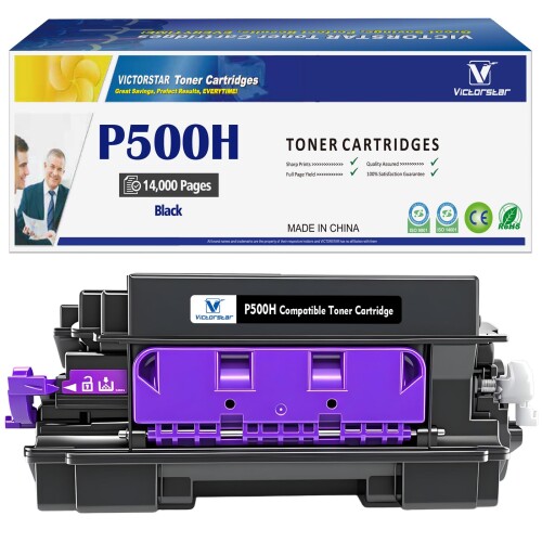 VICTORSTAR P500H 取り替えっこトナーカートリッジ P 500H 大静電容量 約 14000 枚 黒いこと相応う型番 リコー RICOH P500 P501 IP500空想科学小説 印刷人