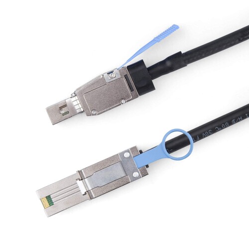 10Gtek 外部 Mini SAS HD SFF-8644 to Mini SAS SFF-8088 ハイブリッド ケーブル 1メートル