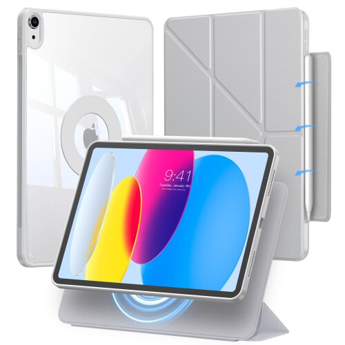 iPad A16 ケース 第11世代/第10世代 10.9インチ 専用カバー(2022/2025) iPad 11世代 ケース ペン収納 縦置&横置き対応 マルチアングル スタンド 着脱式マグネットカバー 耐衝撃 全方位保護