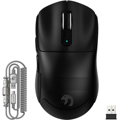 MAMBASNAKE M3 ゲーミングマウス 超軽さ 無線電話 二十日鼠 無線電話2.4 G/Bluetooth/有線Type-C 目あたらしい PAW3395PRO 検知器 素晴らしい位置付けの的確さ 40000DPI DIY 持ちはこぶに助けになる FSWQエンコーダー 億回生存期間ス