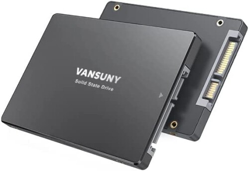 Vansuny 内蔵SSD 512GB SATA III SSD 2.5 インチ内蔵ソリッド ステート ドライブ 高度な 3D NAND フラッシュ 最大 550MB/秒の PC ラップトップ用ハード ドライブ｜カラーズストア2号店