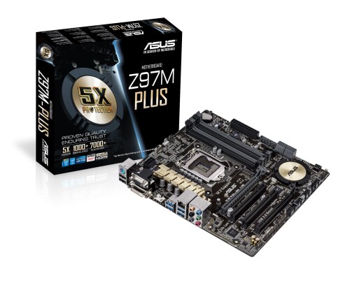 ASUSTek社製 Z97手当て仕掛ける積み上げる MicroATXお母さんゲーム盤 Z97M-PLUS