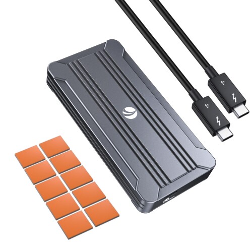 VCOM CU874N M.2 NVMe SSD入れもの USB4 相応う 最大限度40Gbps 弾丸道路移らす ASM2464積み上げる 2230-2280相応う 軽銀アロイ 外後ばらいSSD入れもの Mac Windows Android相応う