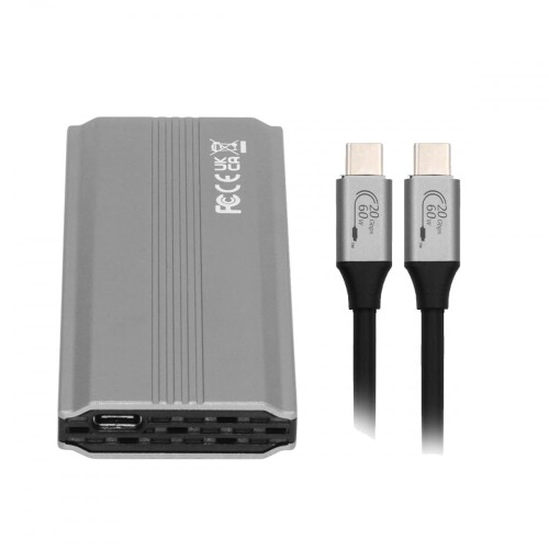 CY タイプ C USB3.2 USB4 20Gbps から M キー M.2 NGFF NVME SATA SSD PCBA エンクロージャ 2280/2242/2260mm RTL9220