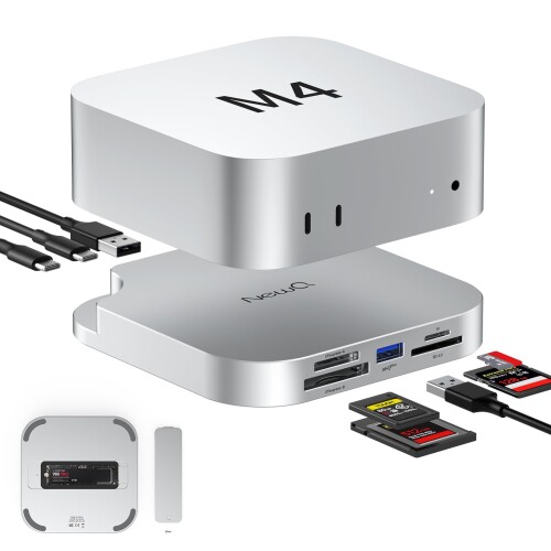 Mac Mini M4ドック、USB 3.2 10Gbps CFexpress Type B/Type A歌留多愛読者、SD/TF 4.0拡張スロット、M.2 NVMe SSDエンクロージャー、10Gbps USB-C、5Gbps USB-A*2、コンテンツ生み出すこと者、労働者階級の第八芸術生み出すこと者向け