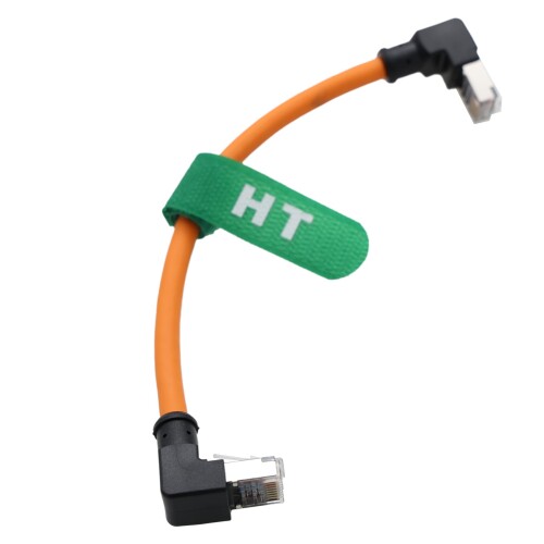 HangTon ギガビットイーサネットネットワークパッチケーブルコード RJ45 EtherCAT Profinetマシンビジョン産業用 GigEカメラ インターネットルーター LANプリンター コンピュータースイッチサー画像