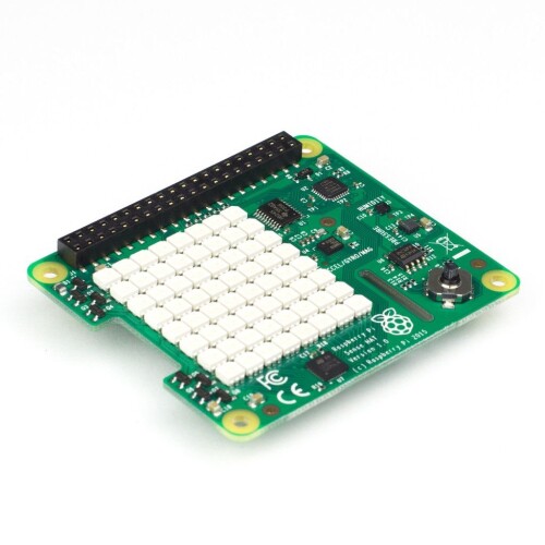 Raspberry Pi Sense HAT - 6 検知器、8x8 LED行列、ジョイスティック