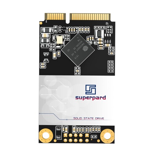 Superpard SSD 128GB MSATA 内蔵 SATAIII 6Gb/s 3D NAND ミニSATA 高速道路移らす 資料保護すること 高耐久 ミニノートパソコン/事務机とっ始めマイコン当て嵌める 省ワット数(MSATA 128GB)