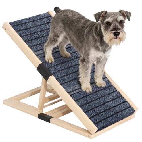 U-Yocanpet 愛玩動物のり面 犬 のり面 室内 高さ30/40珊の2度合い調節する 耐荷重20kg ドッグステップ 小型犬 犬ころ専用 折りたたみ木製 寝台長いす段差世話をする 上滑り打ちきり引っ敷き付き添い人 長さ70珊 幅32珊 段