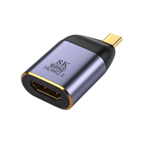 xiwai USB4 USB-C Type-CソースからメスHDMI 2.0ディスプレイ 8K 60HZ UHD 4K HDMIオスモニターアダプター
