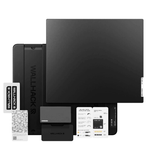 Wallhack SP-005 ガラスゲーミングマウスパッド, ラージ, ブラック|カラーズストア2号店