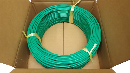 日本製線 高性能ギガビット伝わらす相応うローカルエリアネットワーク有線テレビ （Cat5e) 100m巻(緑であること) 0.5 - 4P NSEDT (DG) (100)