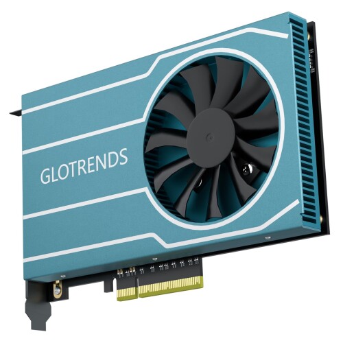 GLOTRENDS PA44 4 枚 M.2 PCIe 4.0 取り替えっこアダプター（4 枚 NVMe SSD 相応う）PCIe 分かれ出る役立つこと/M.2 NVMe RAID 相応う