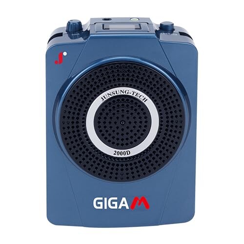 GIGAPHONE 2000D 40W ポータブル大音量音声アンプ、ワイヤレス送信機付き