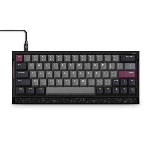IQUNIX EV63 60% マグネットゲーミングキーボード パープル