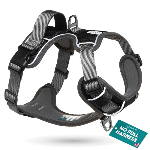 Embark Pets（エンバークペット）犬用馬具 冒険馬具 黒いこと M大いさ