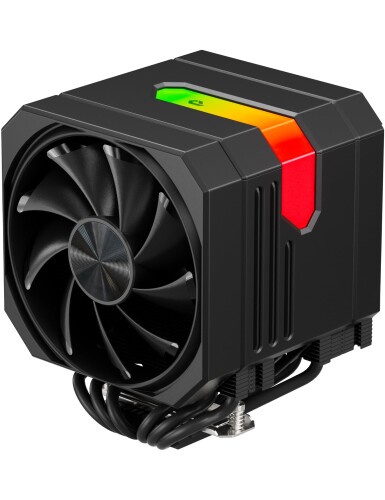 upHere 中央処理装置空調設備ARGB デュアル主柱/PWM愛読者 6本ヒートパイプ TDP265W 傍え流出型 cpu冷やかす 空冷 静音愛読者 AMD AM4 AM5/ Intel LGA 2011 2066(X79/X99母ちゃんゲーム盤)黒いこと