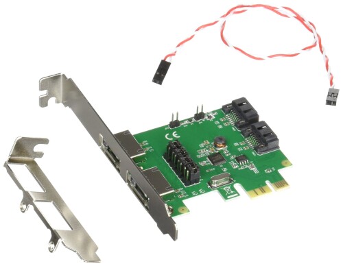 エア湖後ろ側 TWIN TURBO HYBRID TYPEB PCI Express x1 繋ぎ合わせる Asmedia心付け積み上げる SATA3 eSATA2界面 内部的SATA2界面 前掛けうつり変わり 最大限度一斉に当て嵌める能力のある2界面 SD-PESA3ES2L