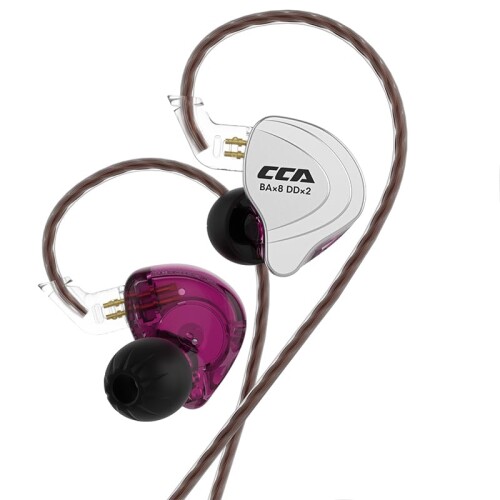 CCA C10 インイヤーモニターヘッドホン 10変わり種１番ウッド 有線イヤ電話機 4BA 1DD 高忠実度IEMイヤ電話機 ステレオノイズアイソレーションイヤホン 着脱式有線テレビ付き添い人 ミュージシャ