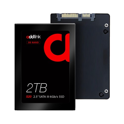 addlink S20 台湾製 内蔵 2TB 2.5インチ 7mm | 読取り最高 550MB/s 書込み最高 500MB/s| 3D NAND採用 SATA III 6Gb/s 2.5インチ | メーカー3年保証 | ノートパソコン/デスクトップPC対応
