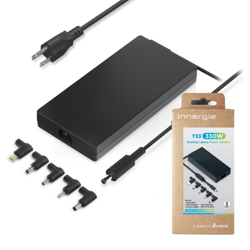 Innergie T33 330W 万覚え帳マイコン用 高最終生産物 ACアダプタ ワット数 取り替えっこ用繋ぎ属する MSI/HP/DELL/Alienware/LENOVO/ASUS/ROG/ACER 万覚え帳マイコン相応う (三角州陰電子)