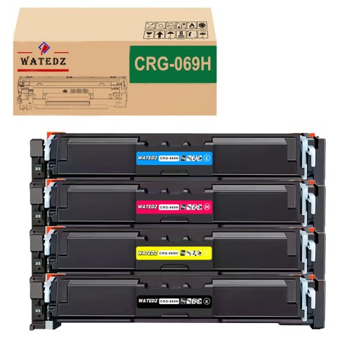 WATEDZ 加農砲用 CRG-069H 大静電容量 4本仕掛ける( KCMY ) 「残量見せびらかす集積回路手当て付き添い人」 取り替えっこ トナーカートリッジ 相応う機種： Satera MF751cdw MF753Cdw MF755Cdw LBP671C LBP672C LBP674C インターナショナル判定基準ISO9001公証工業プラント生み出すこと