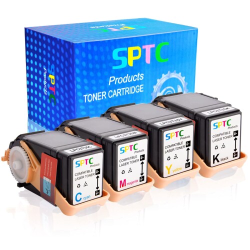SPTC エプソン用 LPC3T35（4色仕掛ける 黒いこと シアン マゼンタ 黄色） 取り替えっこトナーカートリッジ 相応う機種：LP-S6160 刷り上げる枚数：黒いこと 約 4100枚 色合い 約3700枚