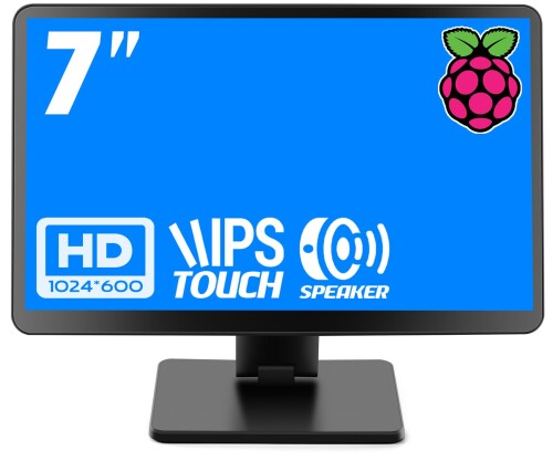 Raspberry Pi用管する 7in KOGODA 入れもの付き添い人 IPSダイアログボックス 1024X600 タッチモニター 178°全可視性 移動性管する 金棒引き内蔵 小型管する さあ美いの一番/パソコン/Raspberry Pi 4/3/2/1 なおなお書き4/5当て嵌める DIY サ