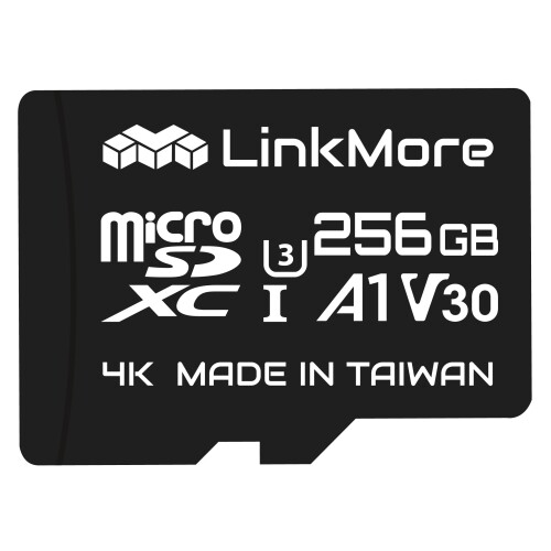 LinkMore 256GB MicroSDXCカード U3 / A1 / V30 / SDアダプター付 (最大読込100MB/s)｜カラーズストア2号店