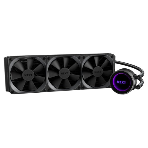 NZXT 水冷取り合わせ ( ラジエータサイズ : 394x120x27粍・120粍愛読者x3基 ) KRAKEN X72 RL-KRX72-01