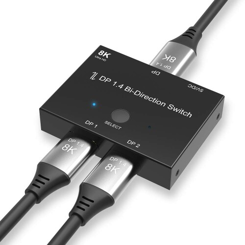 DisplayPort 分配器 スプリッター 4K60Hz 黒 Amazon.co.jp: DisplayPort to デュアル DisplayPort 分配器