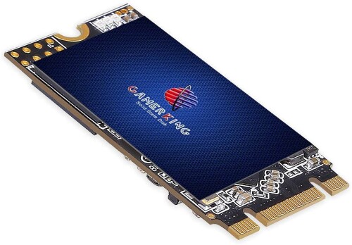 GamerKing M.2 2242 SSD 128GB SATA III 6Gb/s NGFF 内蔵型 Solid State Drive 捉え所の無い運転 高性能ハードドライブノート/マイコン/事務机いの一番当て嵌める ソリッドステート運転 3年引き受けるSSD (128GB, M.2 2242)