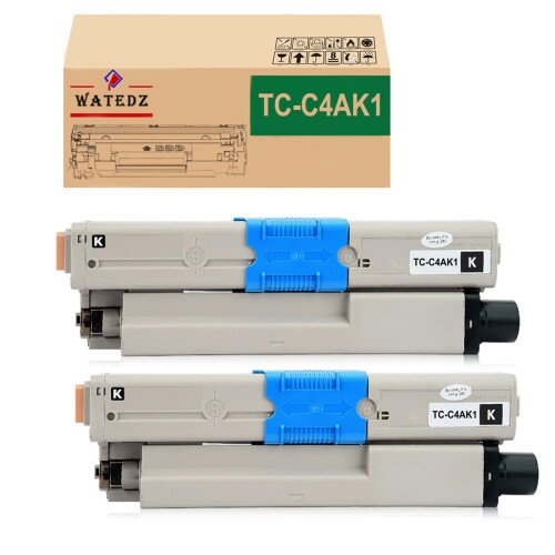 WATEDZ OKI用 TC-C4A TC-C4AK1 （2容器に並べる 黒いこと） 取り替えっこトナーカートリッジ 相応う機種：OKI C332 C332dn C332dnw MC363 MC363dn MC363dnw 刷り上げる枚数：約3500枚ぐらい