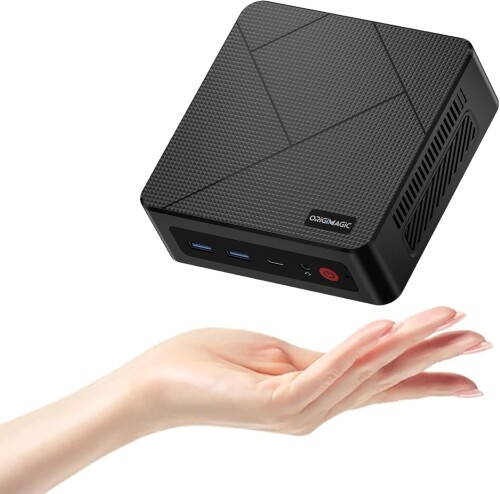 ORIGIMAGIC ミニpc Ryzen 5 3550H mini pc DDR4 16GB+512G SSD 4コア/8スレッド 最大周波数3.7GHz WIFI5/BT5.0 小型pc M.2 NVMe 2280 パソコン RJ45有線LANポート付き 静音性 3画面同時出力
